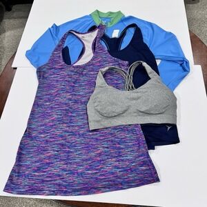 Gym Bundle Active Womens Medium Tops Title Nine Quarter Zip Pullover Tanks Lot